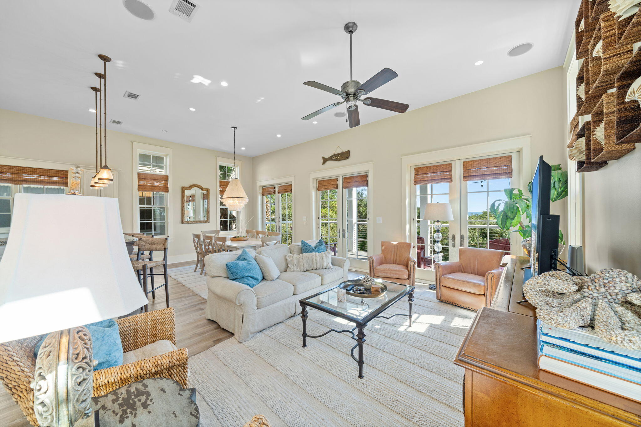 255 Cypress Drive Santa Rosa Beach, FL 32459 - Photo 33 of 81 a living room with furniture and a large window