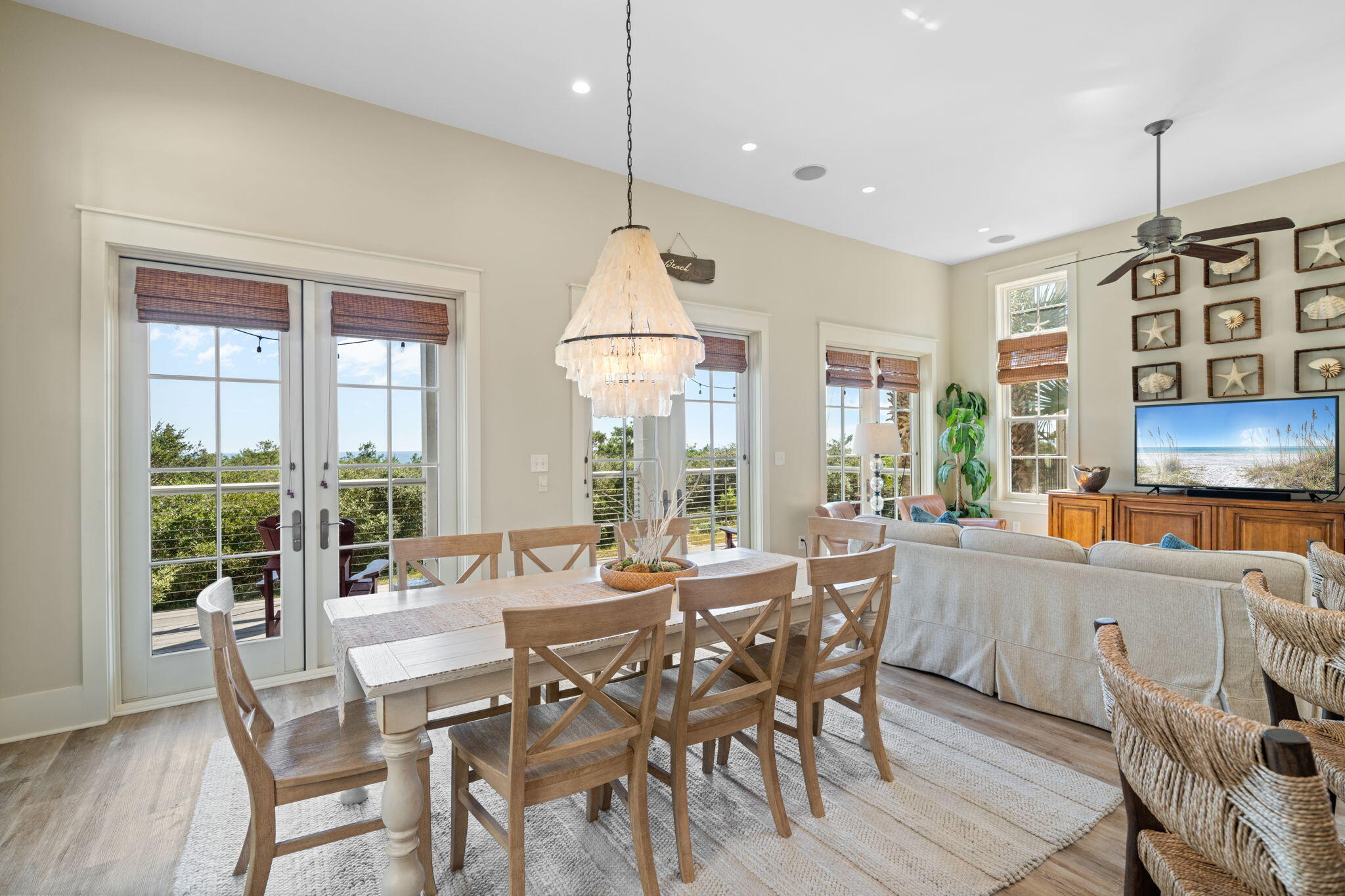 255 Cypress Drive Santa Rosa Beach, FL 32459 - Photo 41 of 81 a large kitchen with a table and chairs