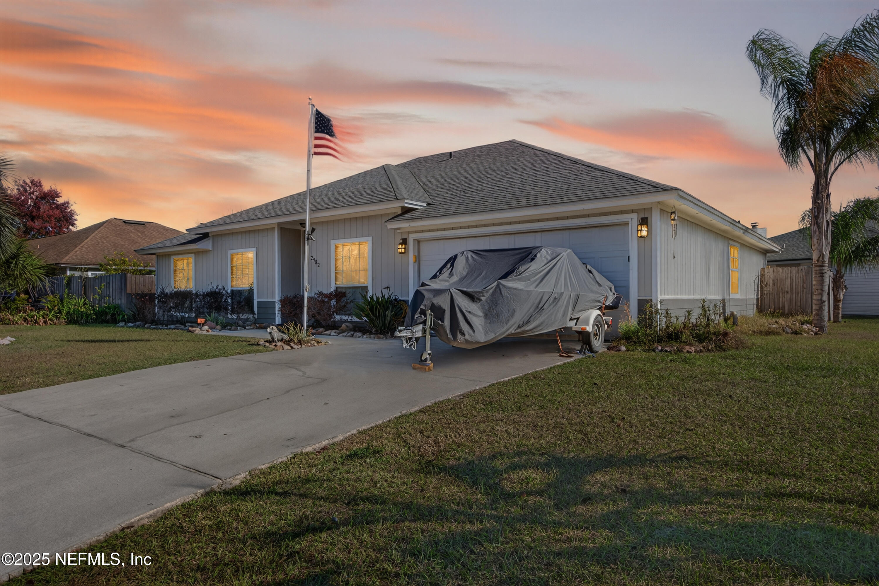 2982 Chief Ridaught Trail Middleburg, FL 32068 - Photo 2 of 33 Front- Twilight