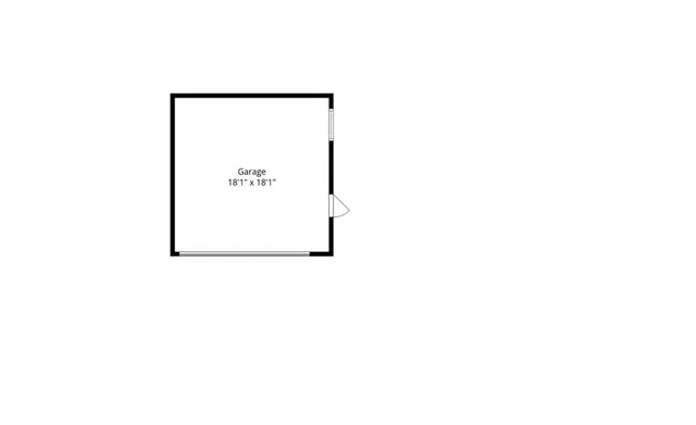 a picture of a room with a bench