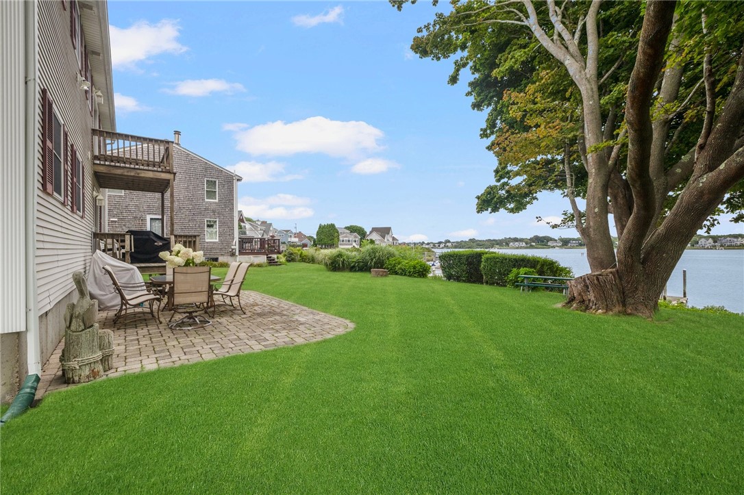 69 East Shore Road Narragansett, RI 02882 - Photo 34 of 42 Back yard with patio and deck
