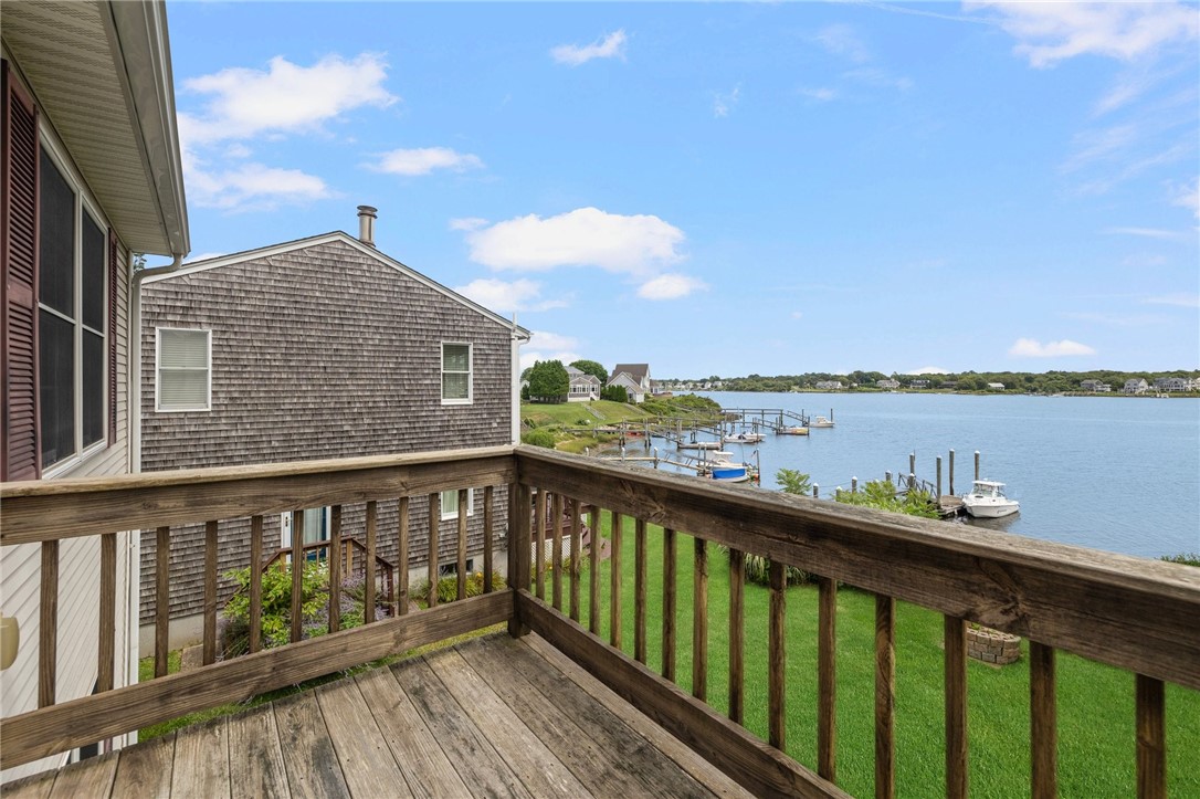 69 East Shore Road Narragansett, RI 02882 - Photo 36 of 42 Gorgeous East Pond views from second floor balcony off generous great room