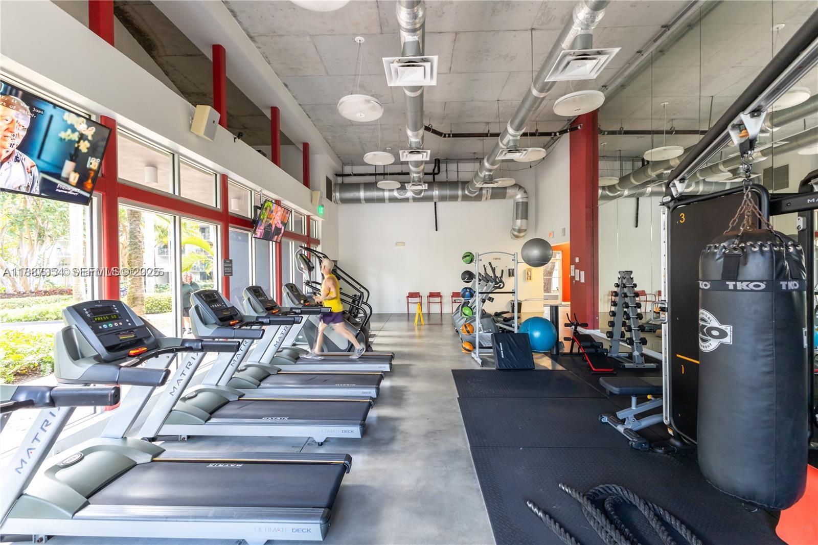 680 Northeast 64th Street, Unit A516 Miami, FL 33138 - Photo 33 of 54 a view of gym