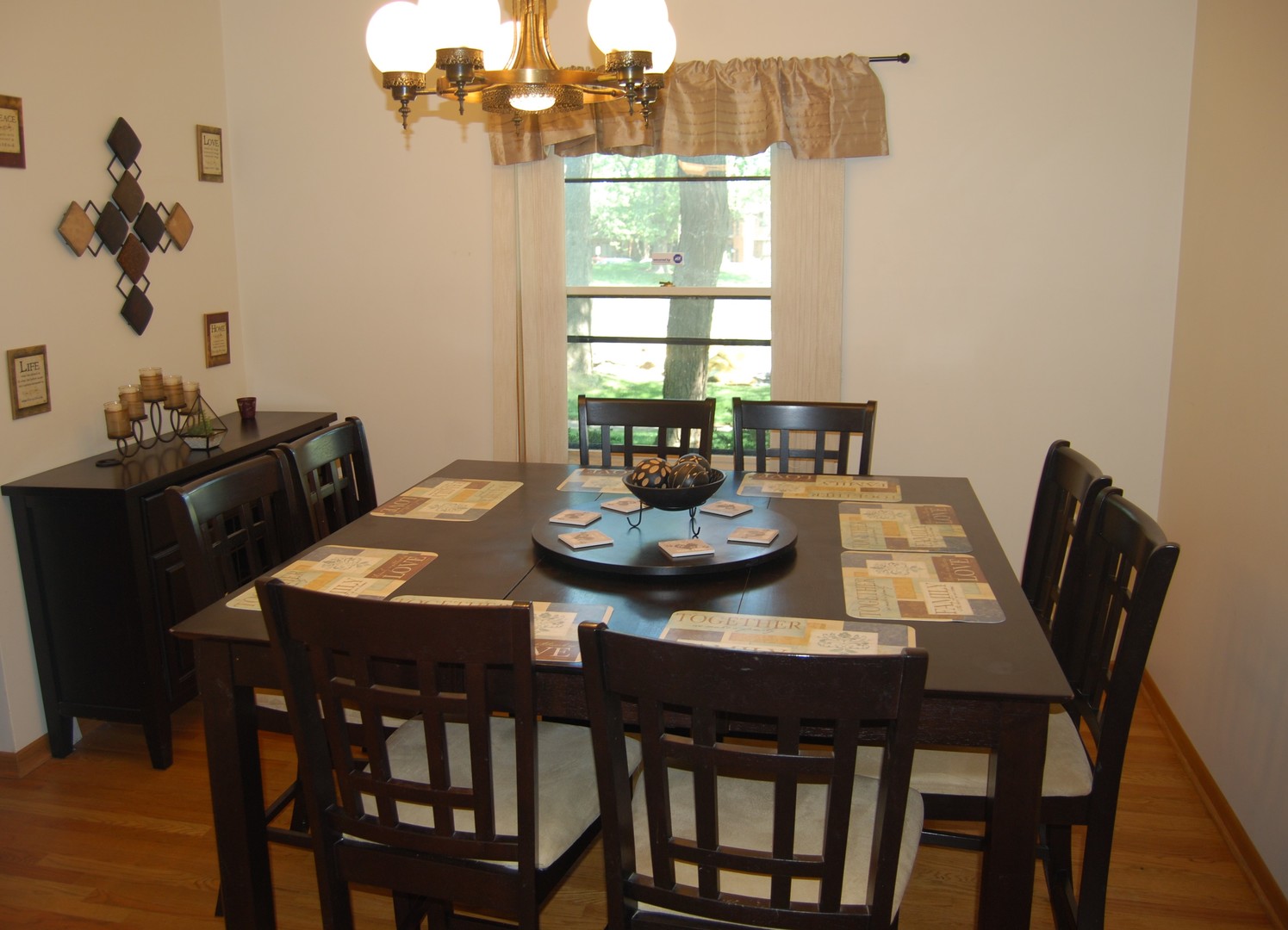 604 Golfview Terrace Buffalo Grove, IL 60089 - Photo 11 of 24 a view of a dining room with furniture window and outside view