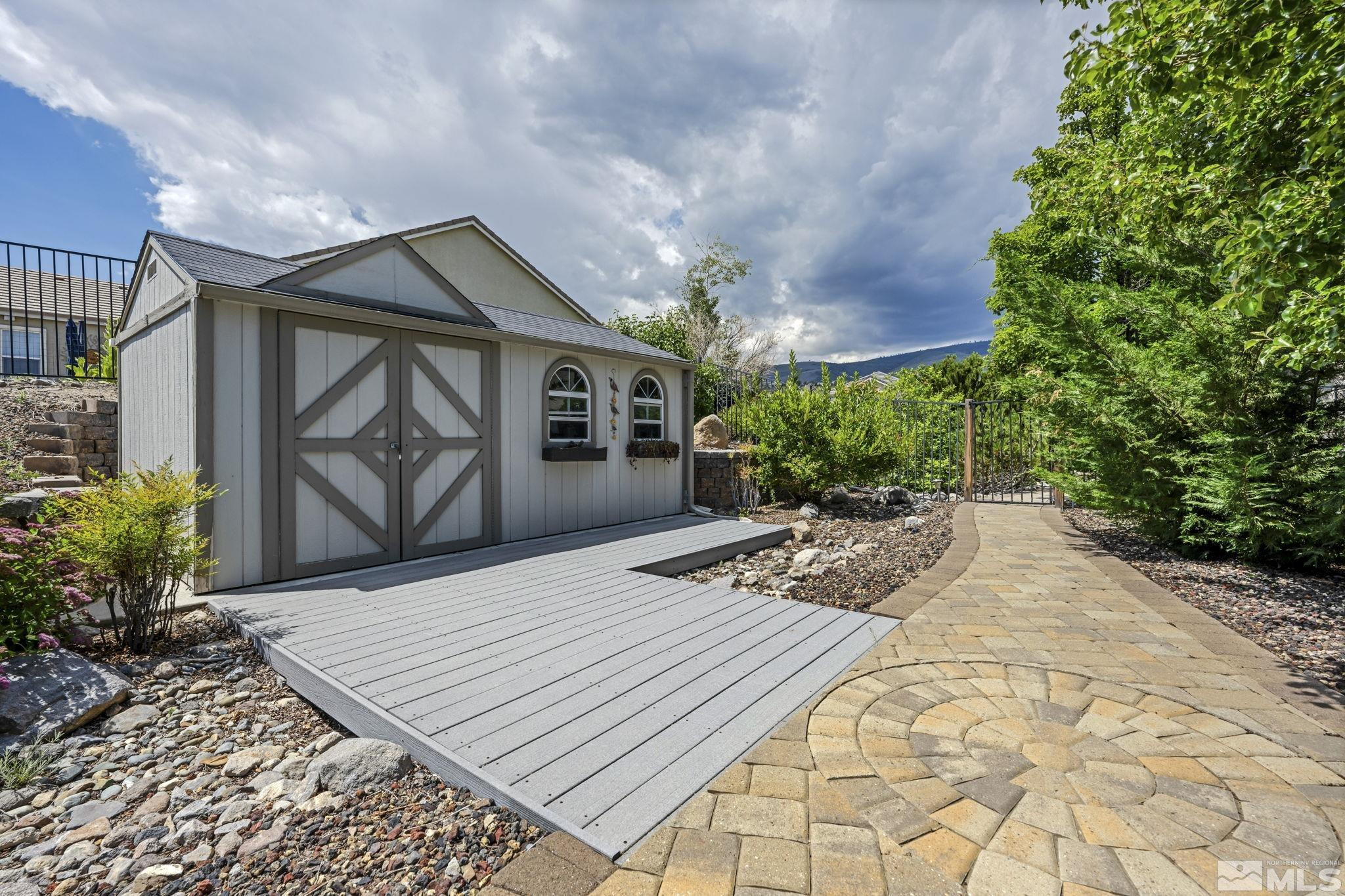 6824 Marble Canyon Road Reno, NV 89511 - Photo 27 of 30 a view of backyard with a patio