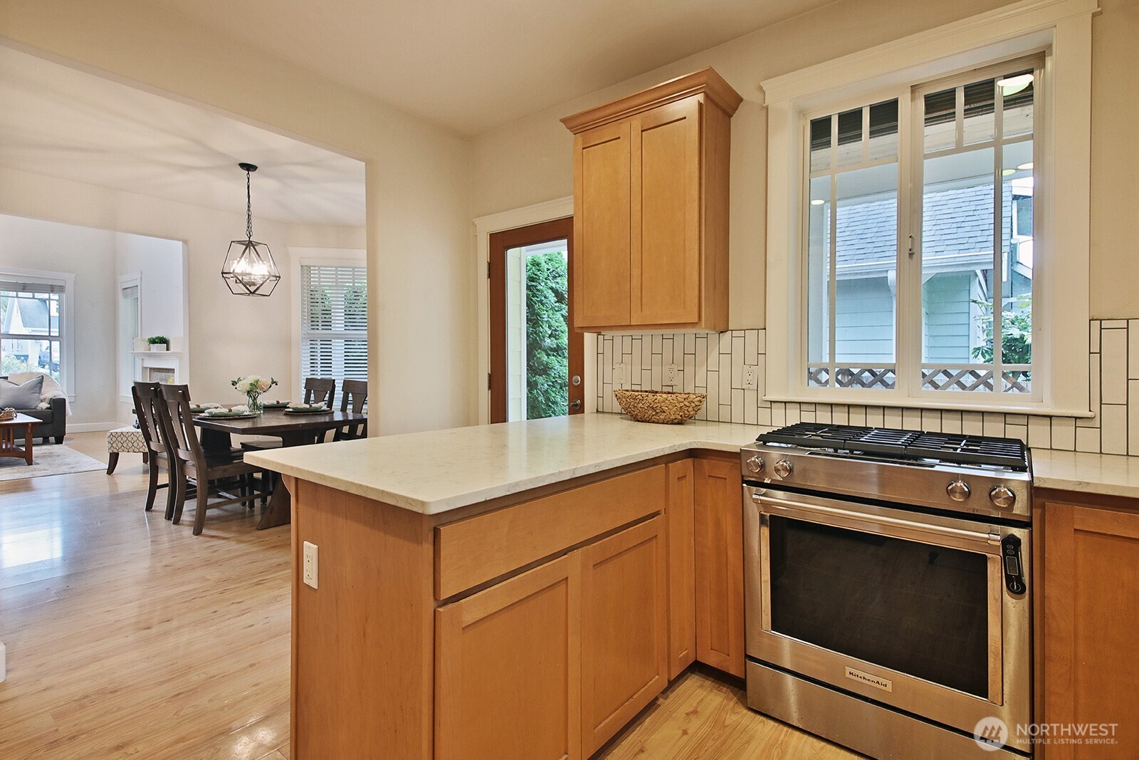 1821 Watkins Road Freeland, WA 98249 - Photo 10 of 28 a kitchen with a stove and a sink
