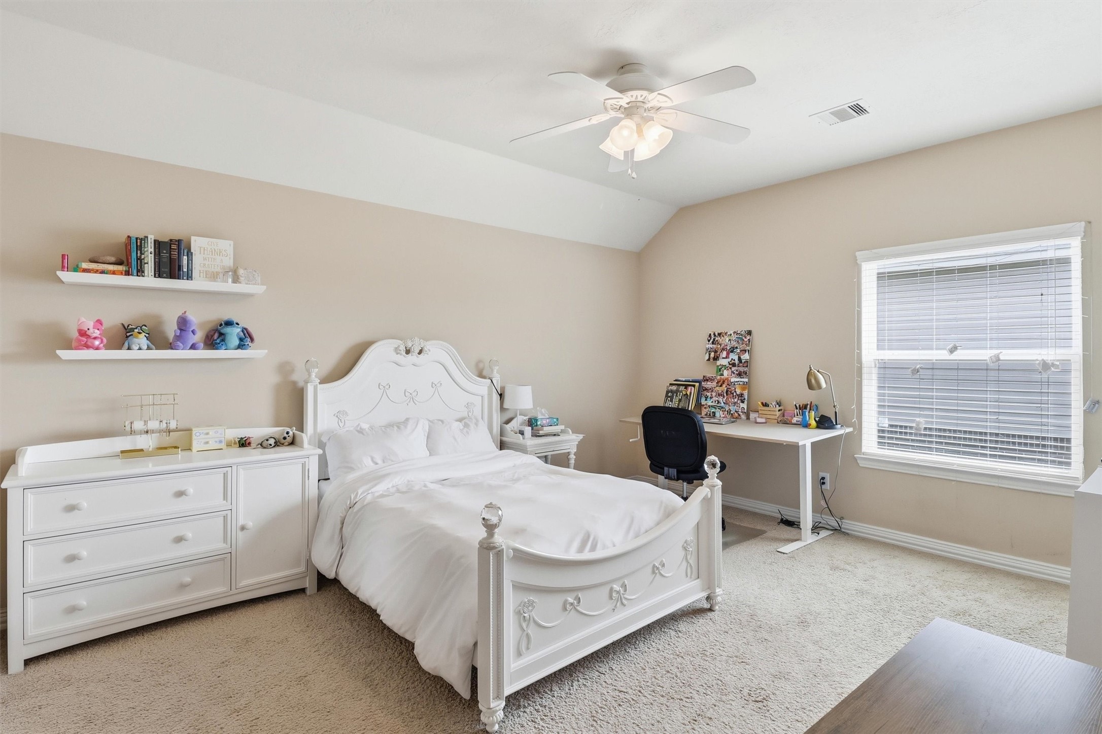 3219 Cotton Ranch Drive Katy, TX 77494 - Photo 35 of 45 Another generously sized secondary bedroom offers plenty of flexibility for children, guests, or a home office.