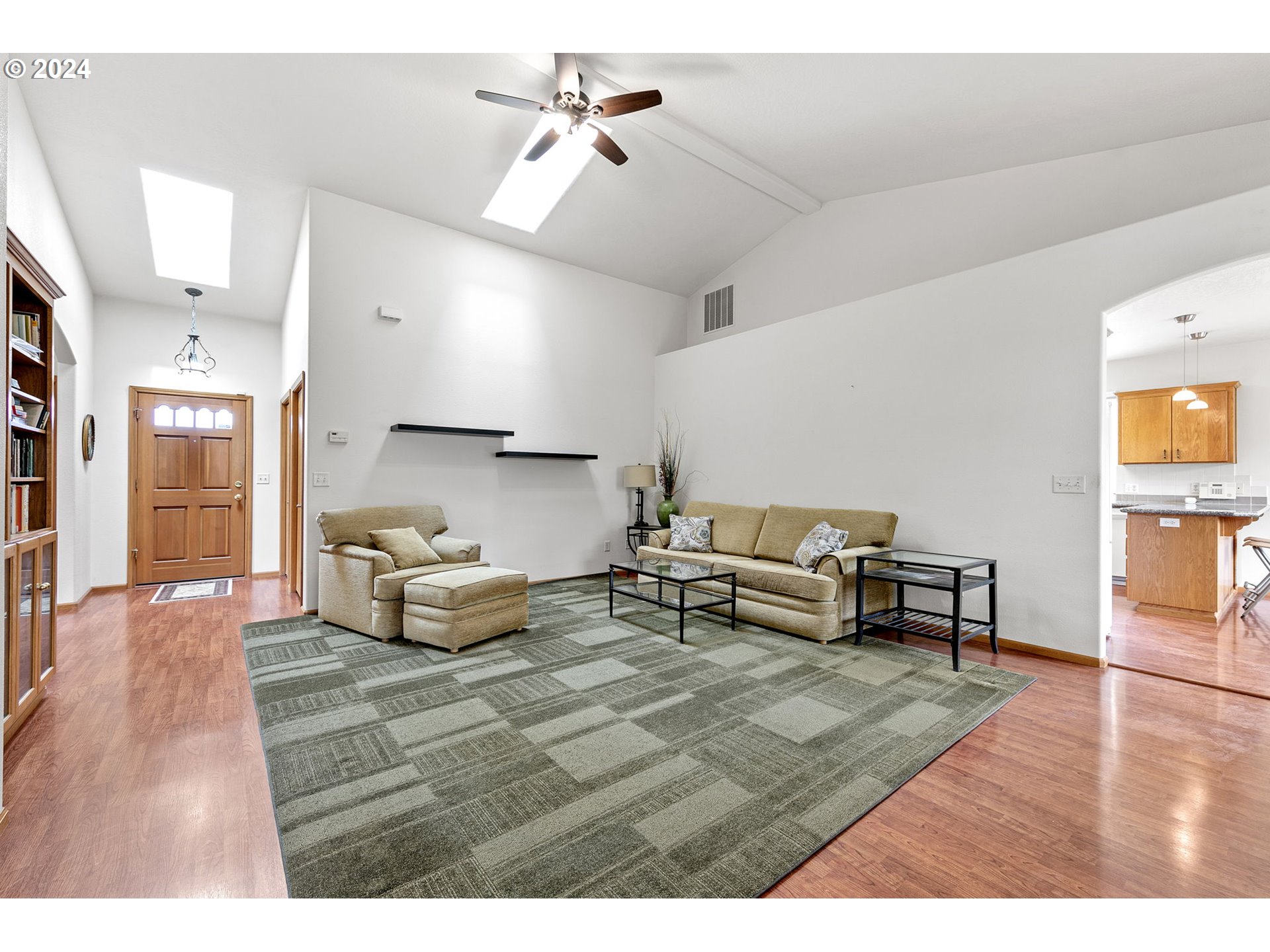 815 R Street Springfield, OR 97477 - Photo 11 of 37 a living room with furniture and a wooden floor
