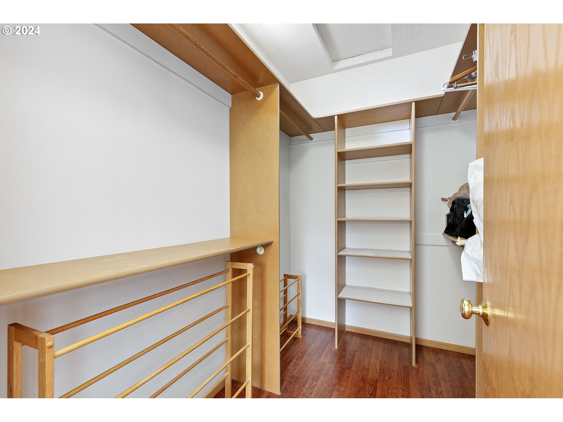 815 R Street Springfield, OR 97477 - Photo 26 of 37 a view of closet area with empty racks