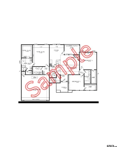 a bedroom with a bed and a potted plant