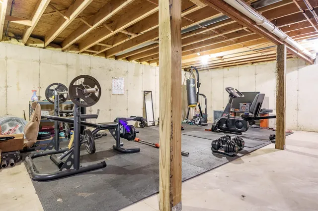 a view of a two chairs in the roof deck