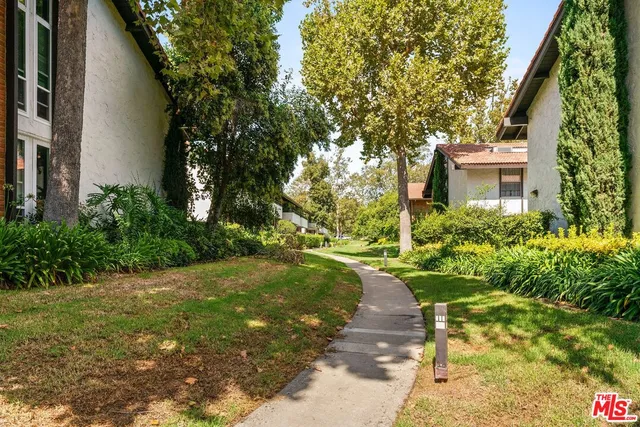 a view of backyard of house