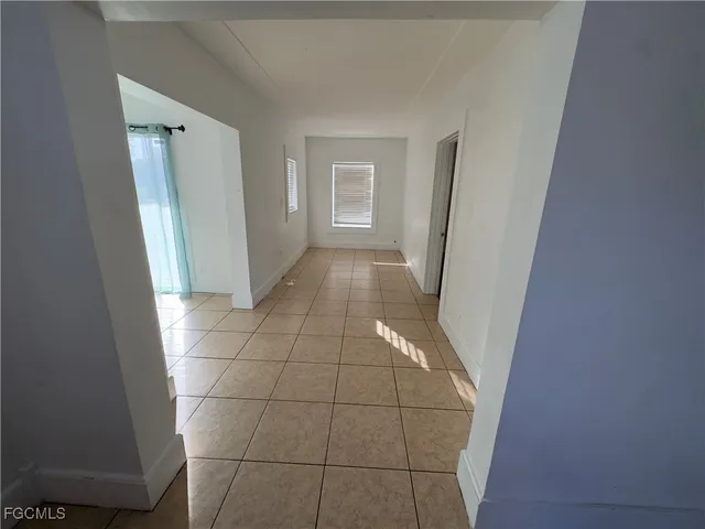 a view of a hallway in a house