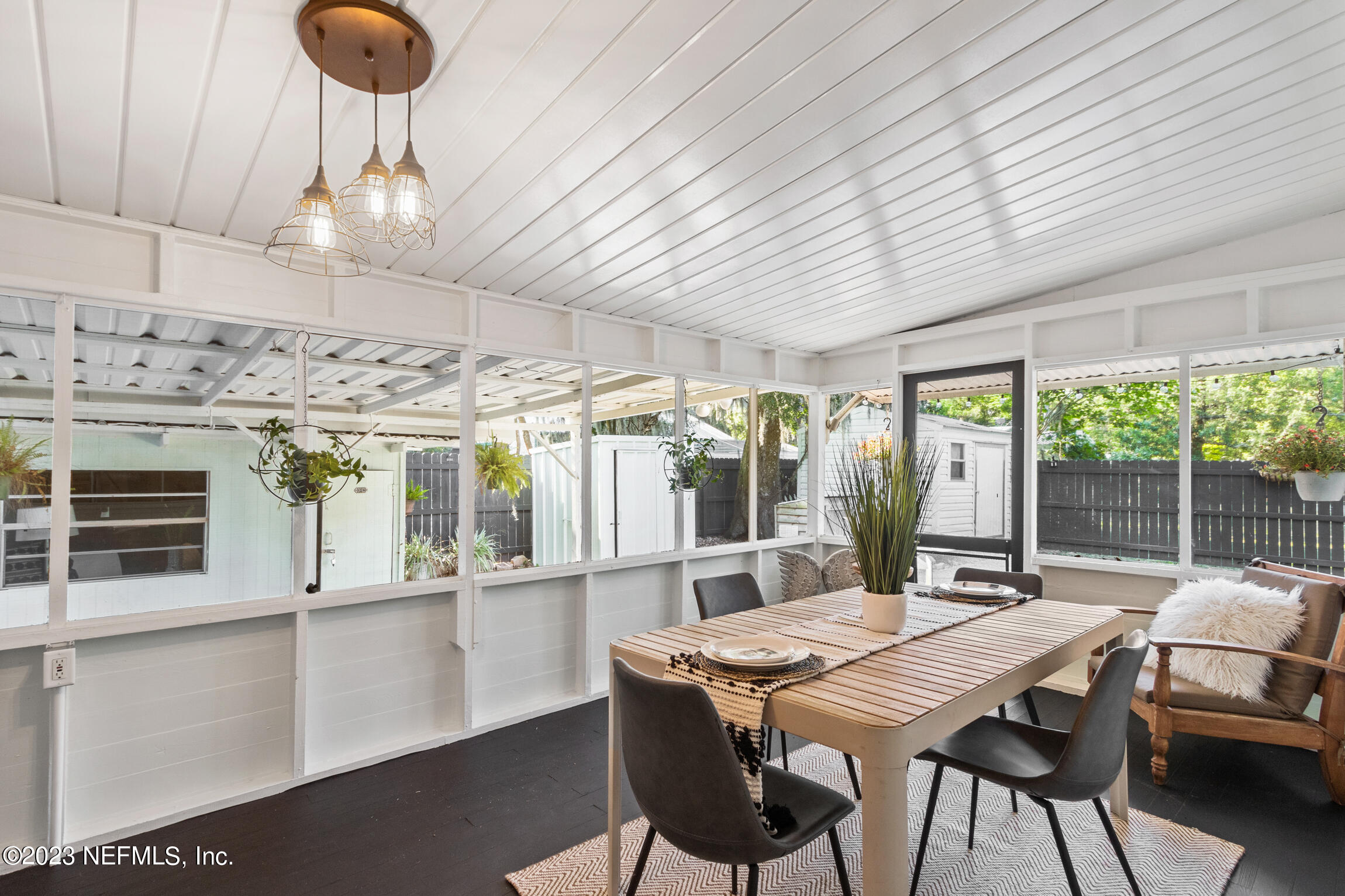 11 Newcomb Street St. Augustine, FL 32084 - Photo 23 of 35 a view of a dining room with furniture window and outside view