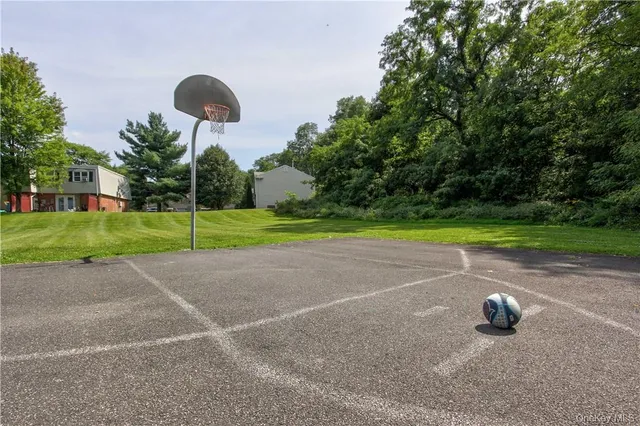 a view of a basketball court