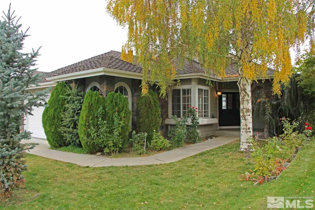 6160 Wycliffe Circle Reno, NV 89519 - Photo 1 of 1 a front view of a house with garden