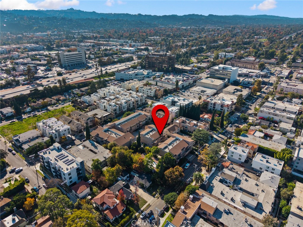 10757 Hortense, Unit 307 North Hollywood, CA 91602 - Photo 19 of 21 an aerial view of multiple house