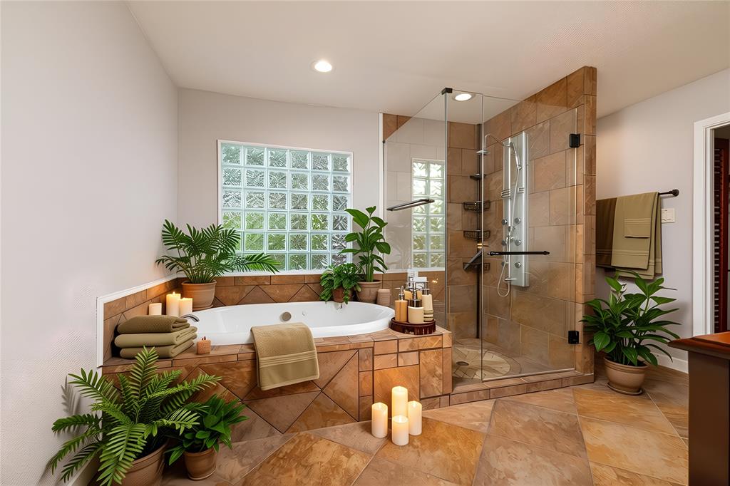 637 Post Oak Drive Hurst, TX 76053 - Photo 20 of 35 Virtually Staged Primary Bathroom