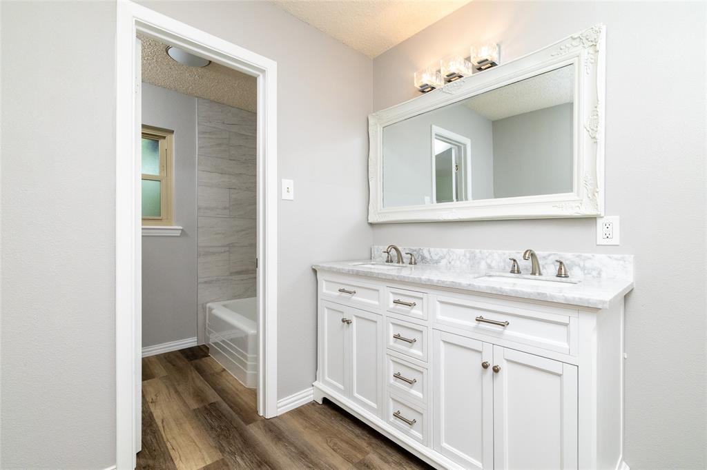 637 Post Oak Drive Hurst, TX 76053 - Photo 28 of 35 Newly updated 2nd bathroom