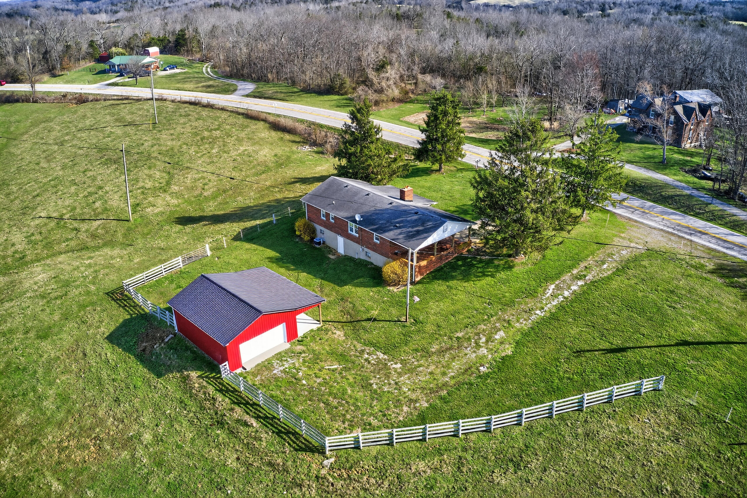 11758 Bohon Road Harrodsburg, KY 40330 - Photo 40 of 45 Aerial View of Property