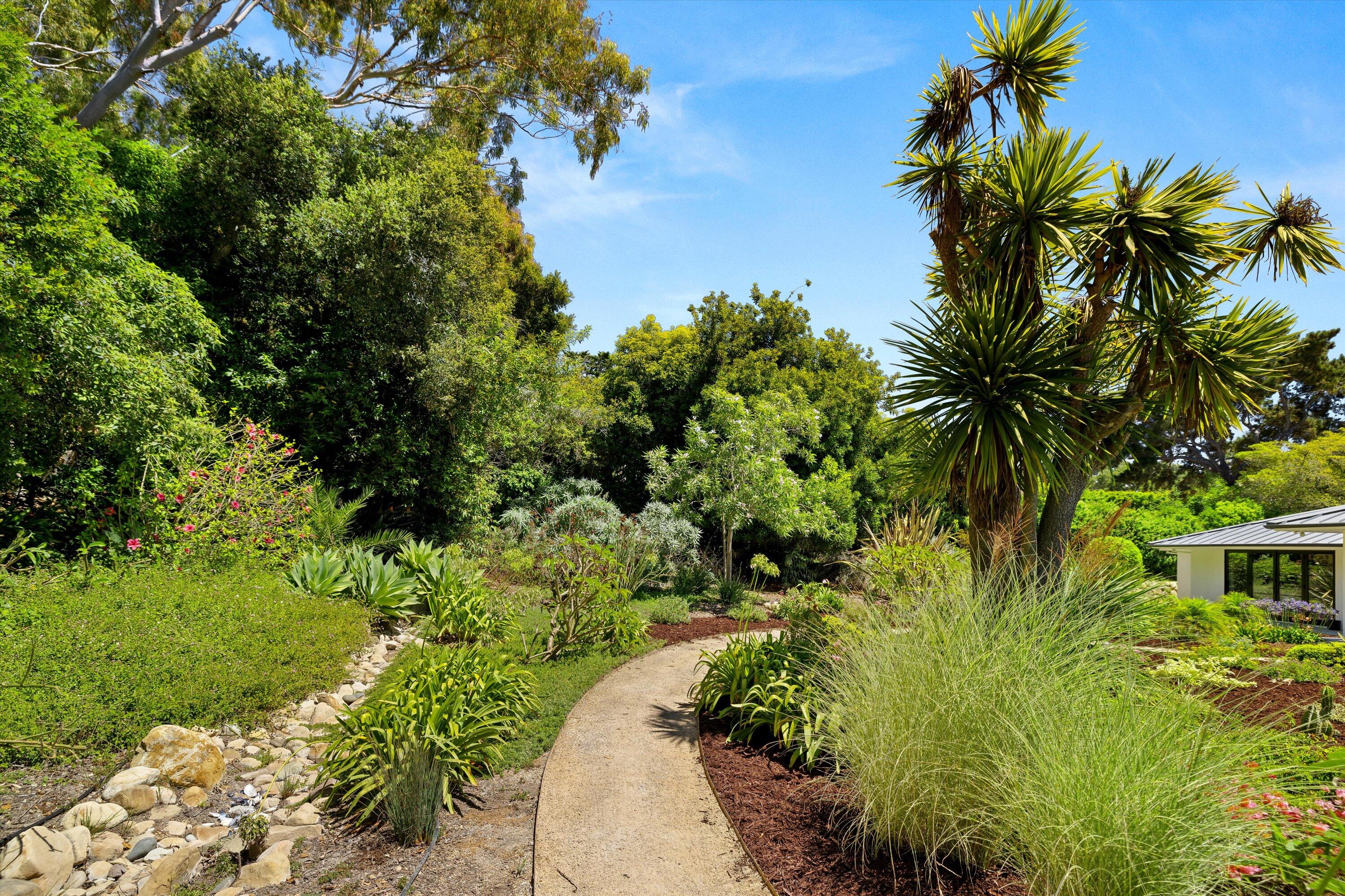 1848 East Valley Road Montecito, CA 93108 - Photo 2 of 4 a view of a garden