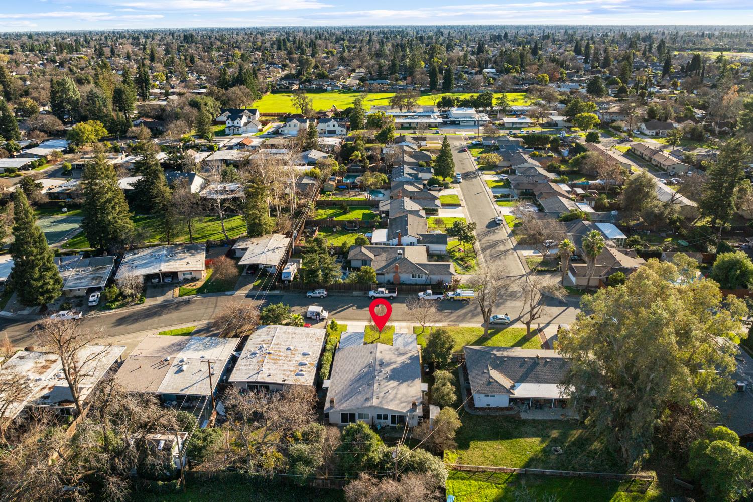 4329 Zephyr Way Sacramento, CA 95821 - Photo 43 of 44 an aerial view of residential houses with outdoor space