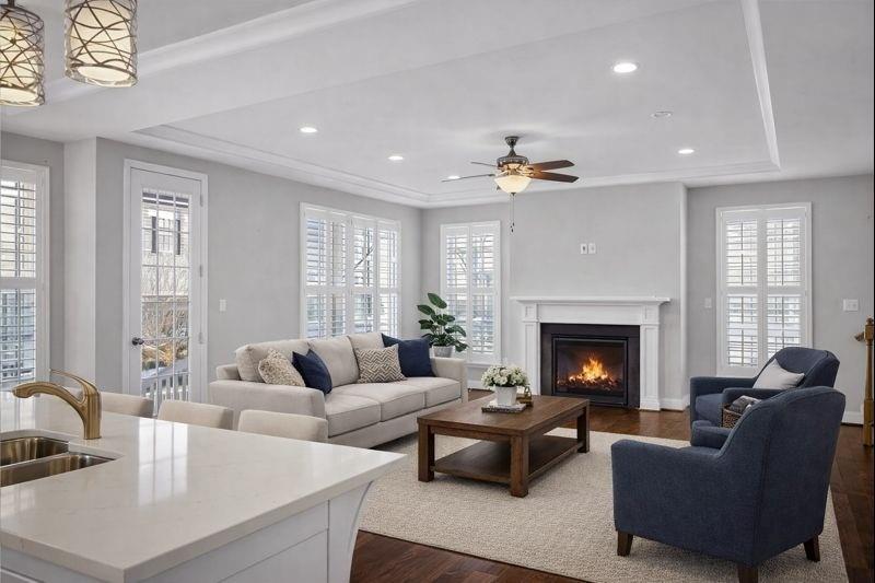 1508 Orion Road Bridgeville, PA 15017 - Photo 8 of 50 Living Room 20x16 with tray ceiling