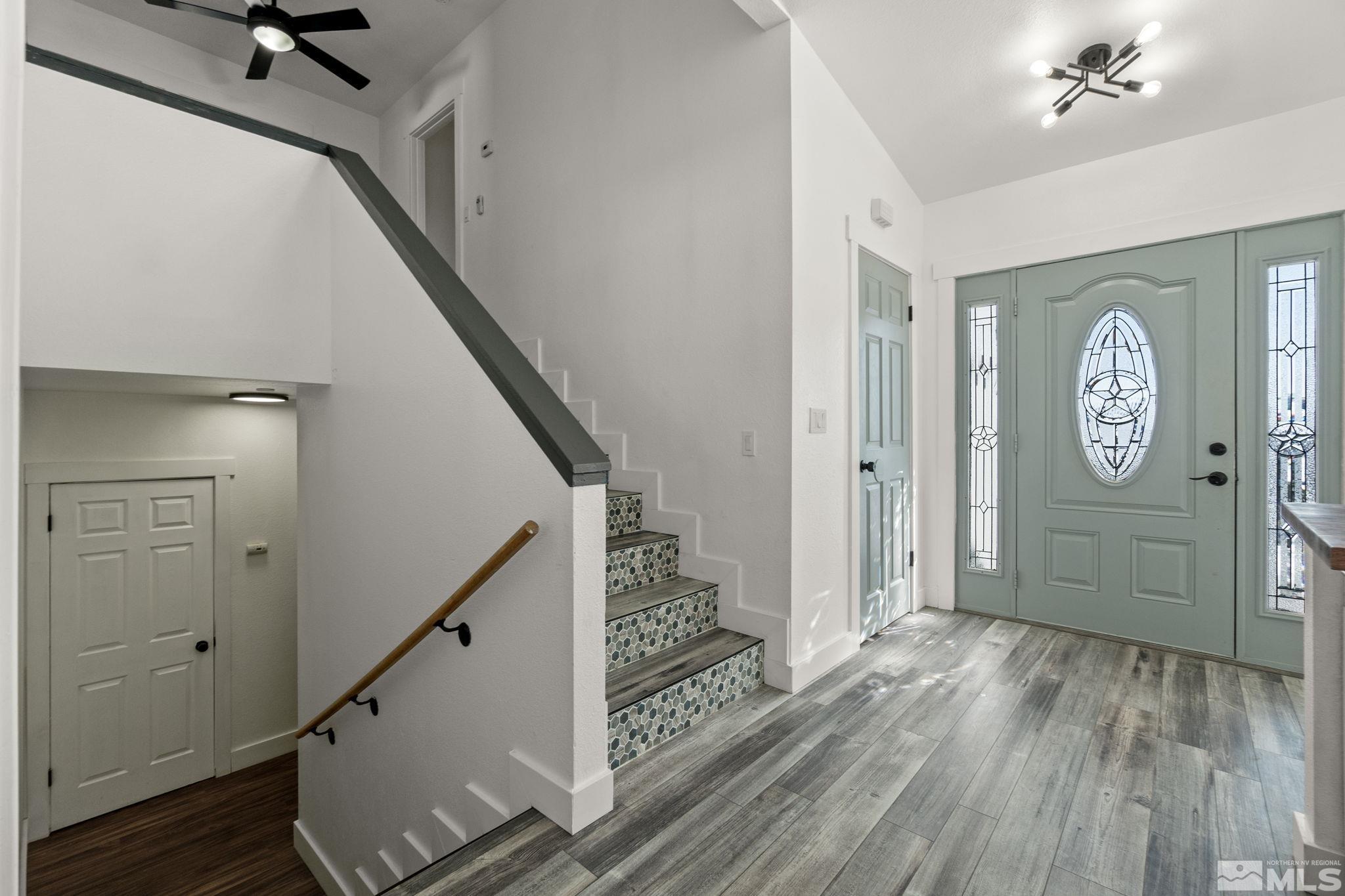2440 Adobe Reno, NV 89521 - Photo 9 of 40 a view of a hallway with wooden floor