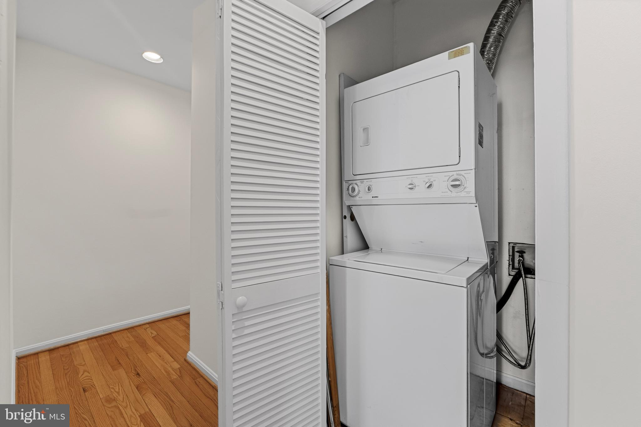 1927 15th Street Northwest Washington, DC 20009 - Photo 16 of 59 a utility room with dryer and washer