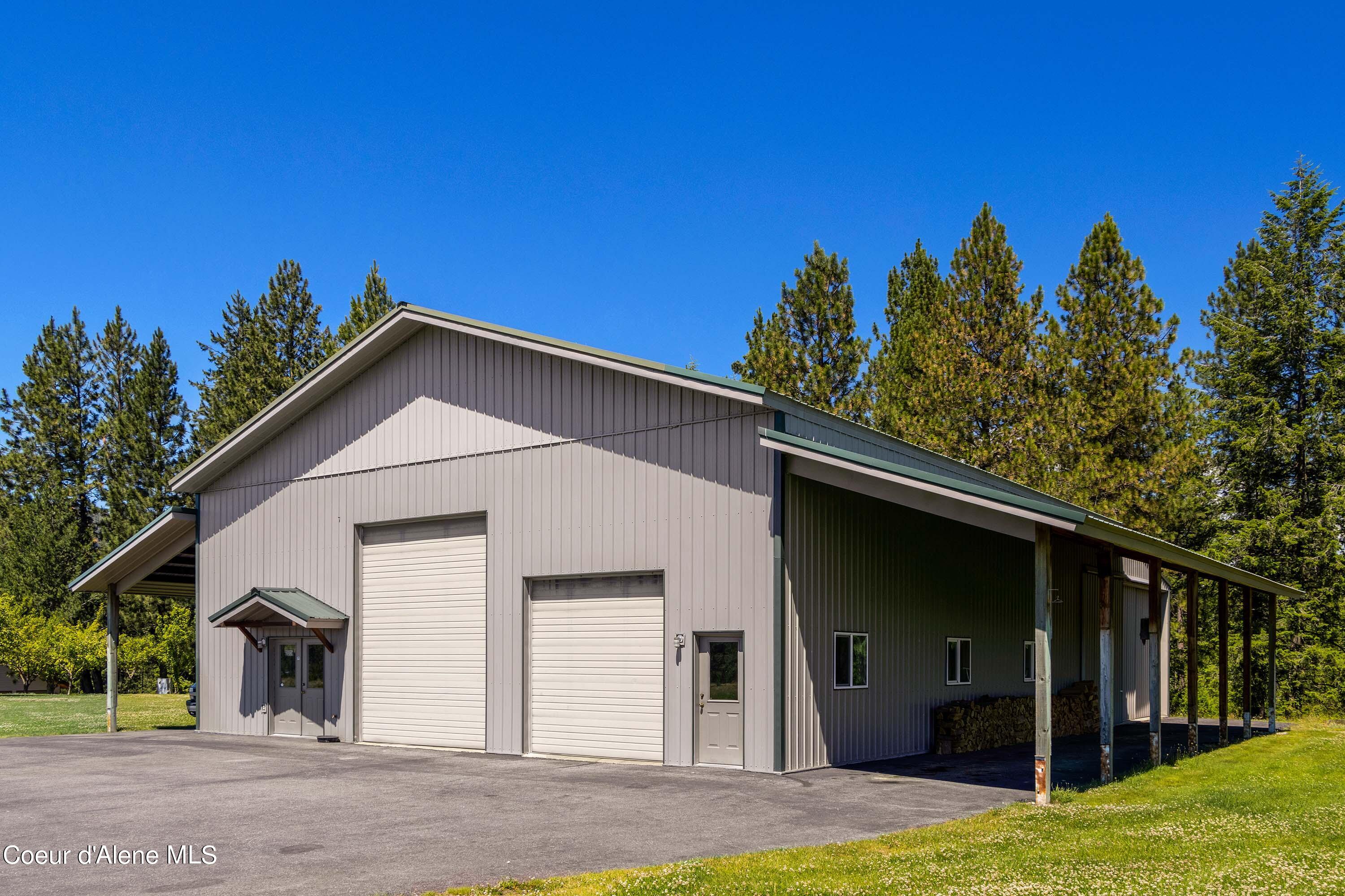 877 Heath Lake Road Sagle, ID 83860 - Photo 41 of 61 Shop with Covered Wings
