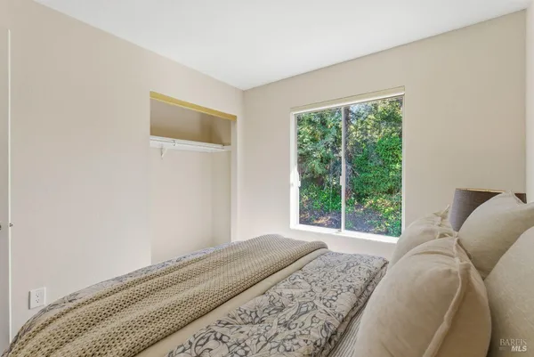 a room with furniture and windows