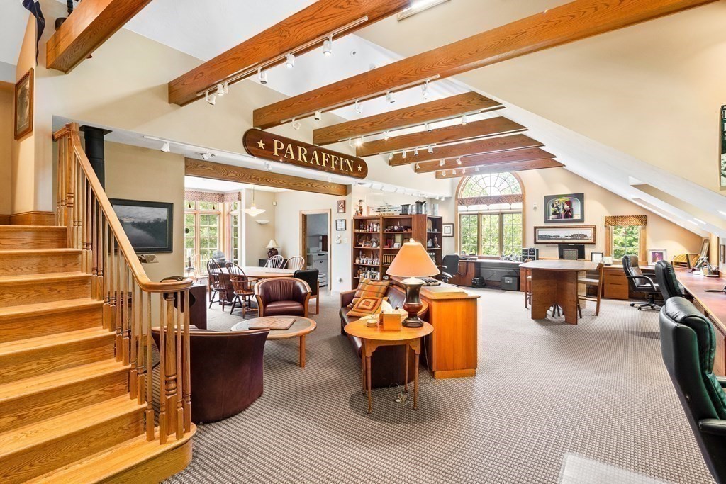113 Juggler Meadow Road Leverett, MA 01054 - Photo 23 of 37 a very nice looking living room with furniture and a large window