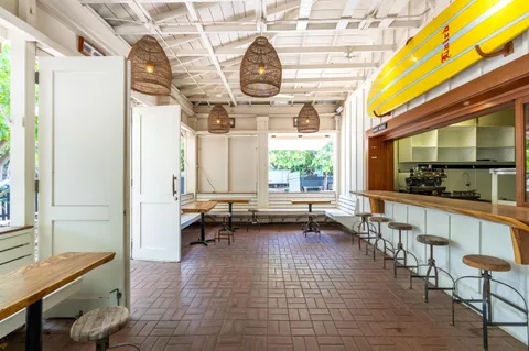 a very nice looking room with a large window