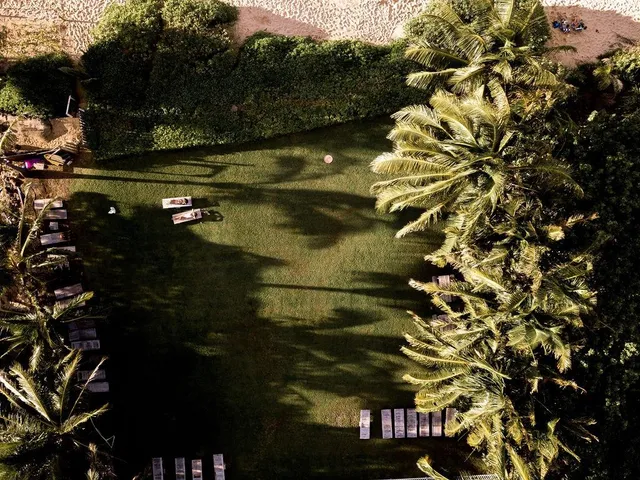 a view of swimming pool from a lake