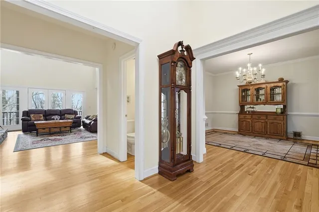 a view of a living room