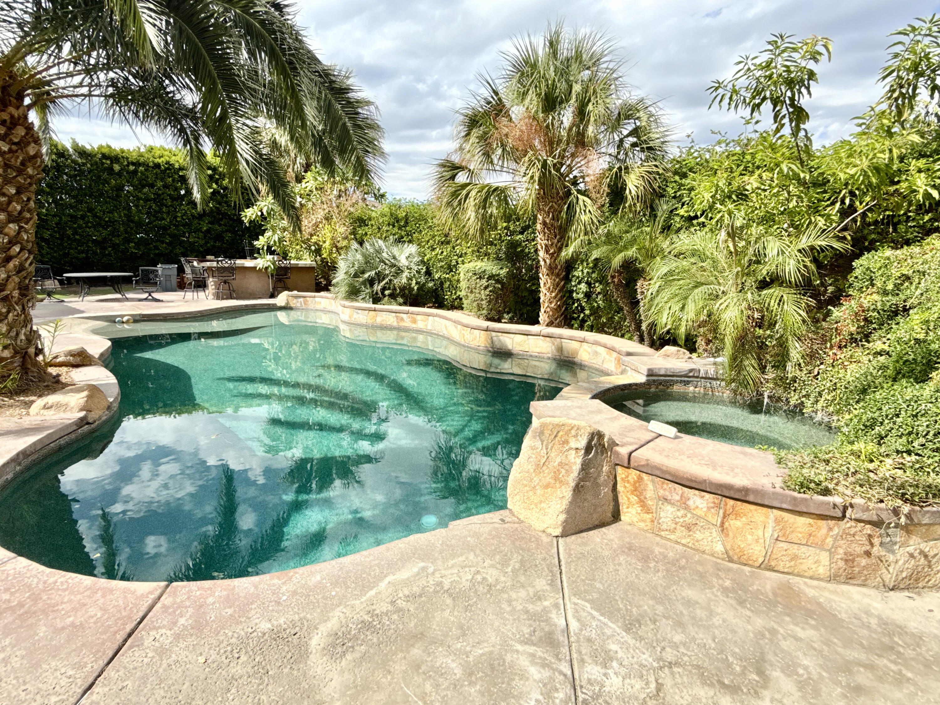 82546 Tivoli Court Indio, CA 92203 - Photo 3 of 19 a view of yard with swimming pool