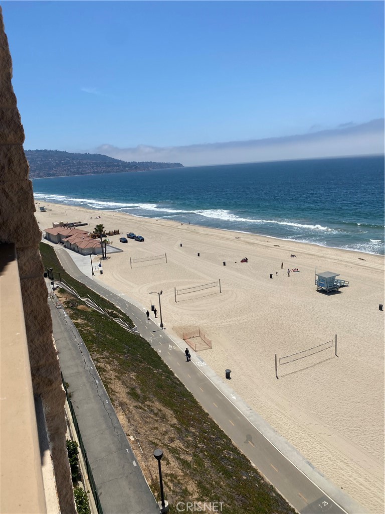 a view of an ocean beach