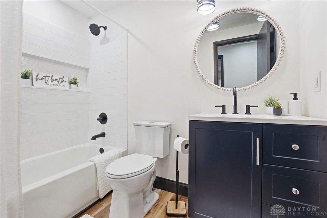 1628 Yorkshire Court Springfield, OH 45503 - Photo 23 of 47 This modern bathroom features clean lines and a functional layout, perfect for everyday routines.