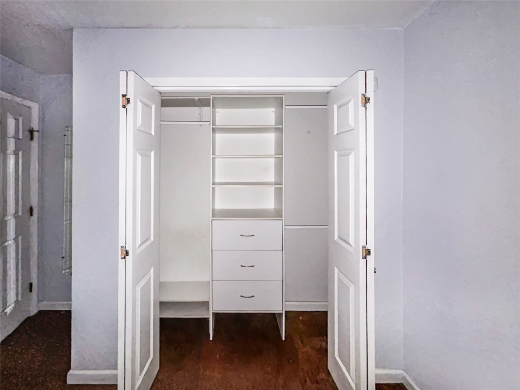2309 Alta Vista Avenue, Unit B Austin, TX 78704 - Photo 15 of 19 a view of walk in closet with empty racks