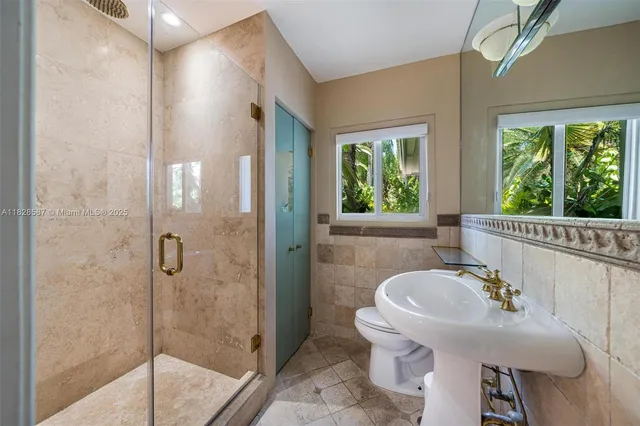 a view of an entryway with a window