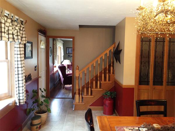 222 Hunt Road Oakham, MA 01068 - Photo 15 of 30 a view of entryway and hall with wooden floor