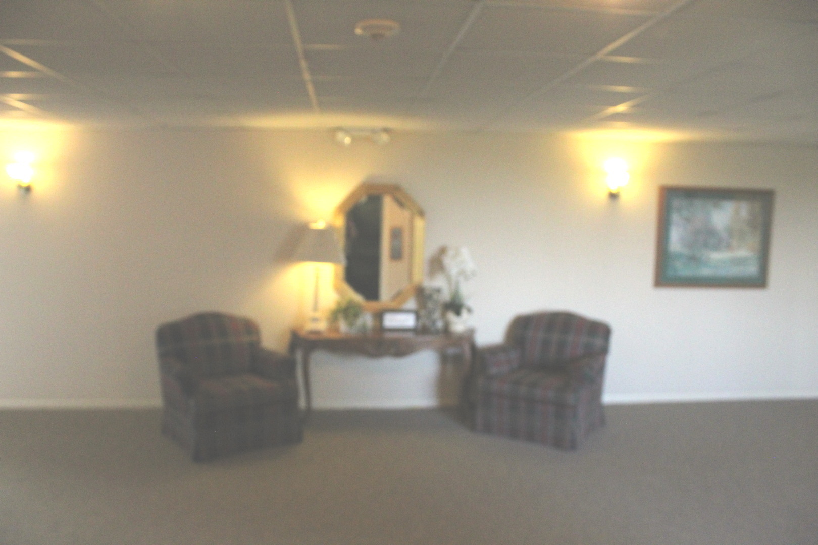 920 Vose Drive, Unit 402 Gurnee, IL 60031 - Photo 39 of 42 a living room with furniture and a lamp