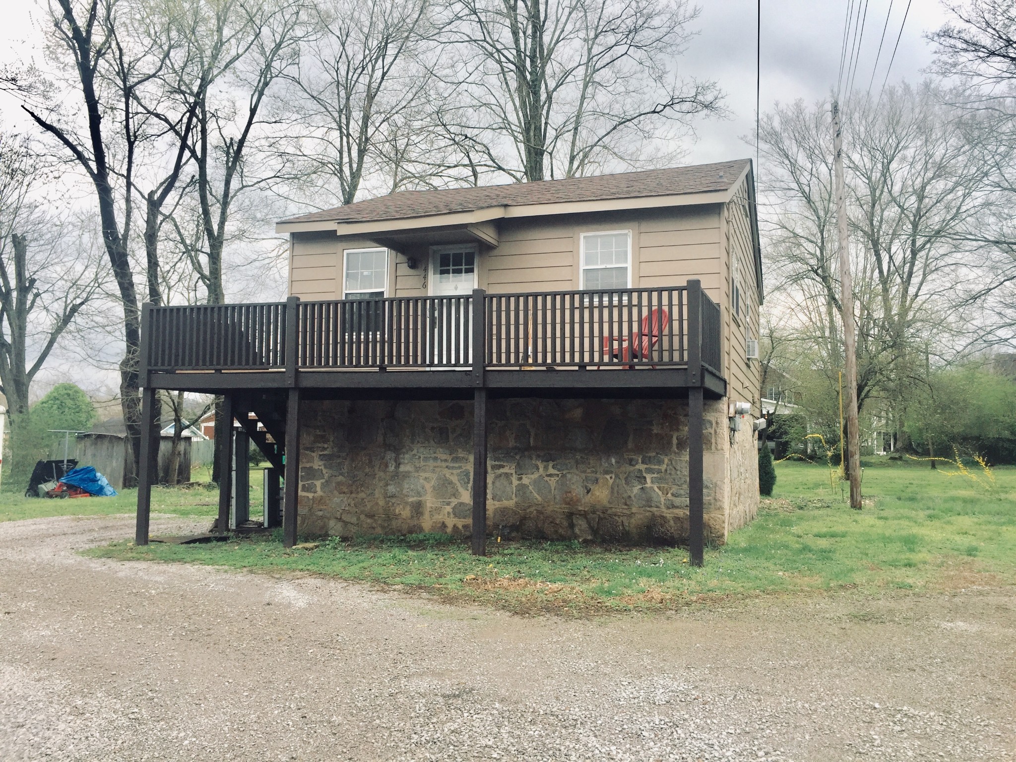 451 East Madison Street Pulaski, TN 38478 - Photo 13 of 16 a view of a house with a backyard