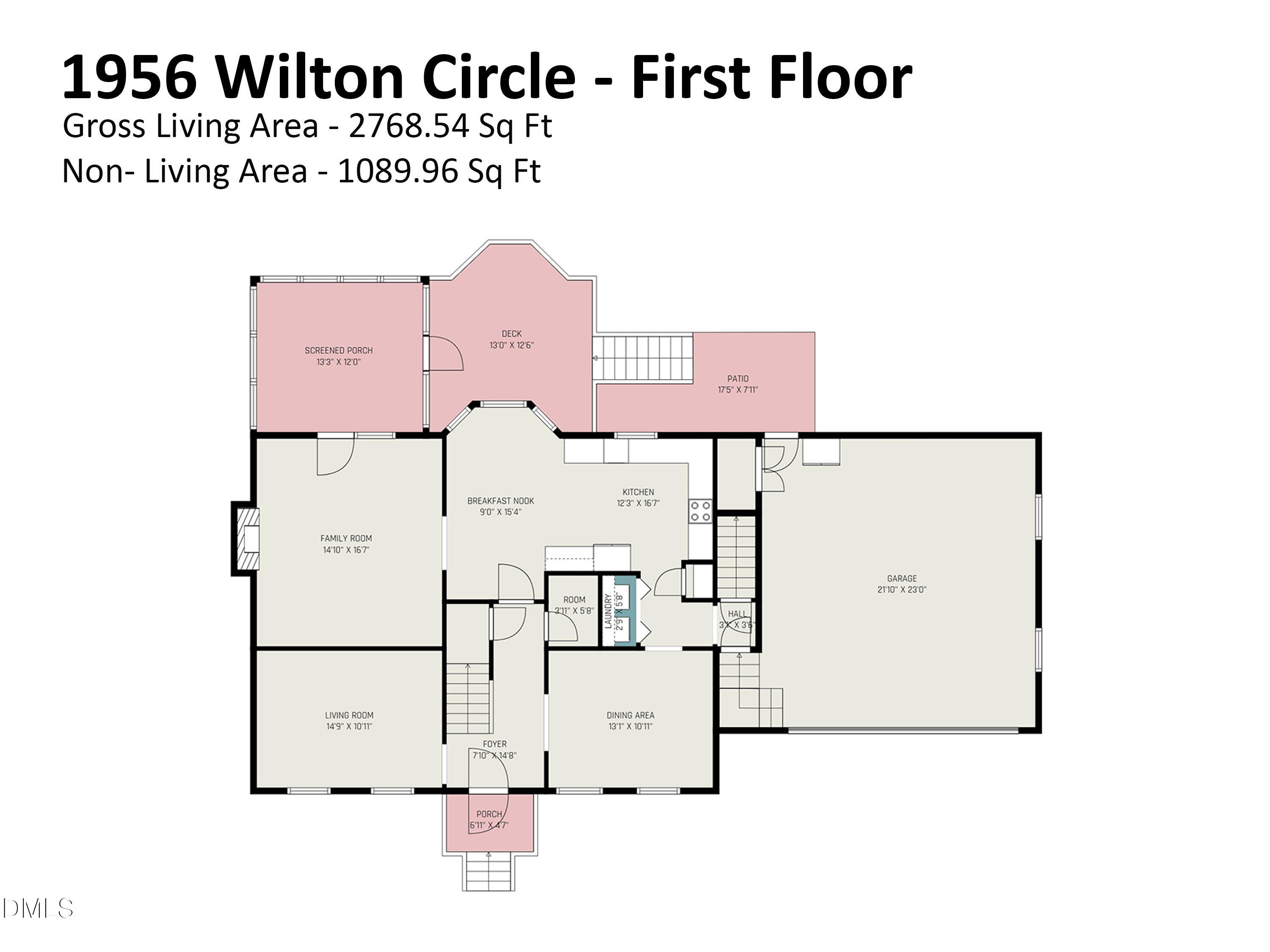 1956 Wilton Circle Raleigh, NC 27615 - Photo 49 of 51 1956 Wilton_first floor