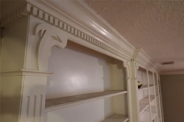 a close view of closet