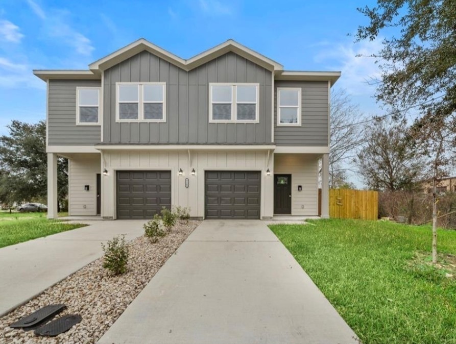 9244 Culver Street Houston, TX 77051 - Photo 3 of 4 a front view of a house with yard and trees