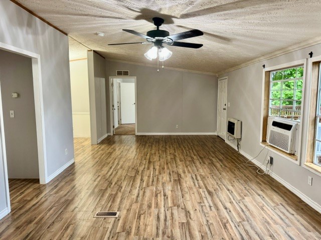 385 V C Pk Road Marble, NC 28905 - Photo 12 of 19 a view of empty room with wooden floor and fan
