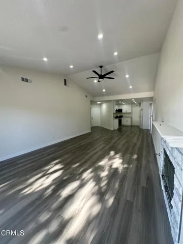 a view of an empty room