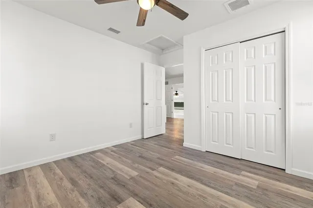 wooden floor in an empty room