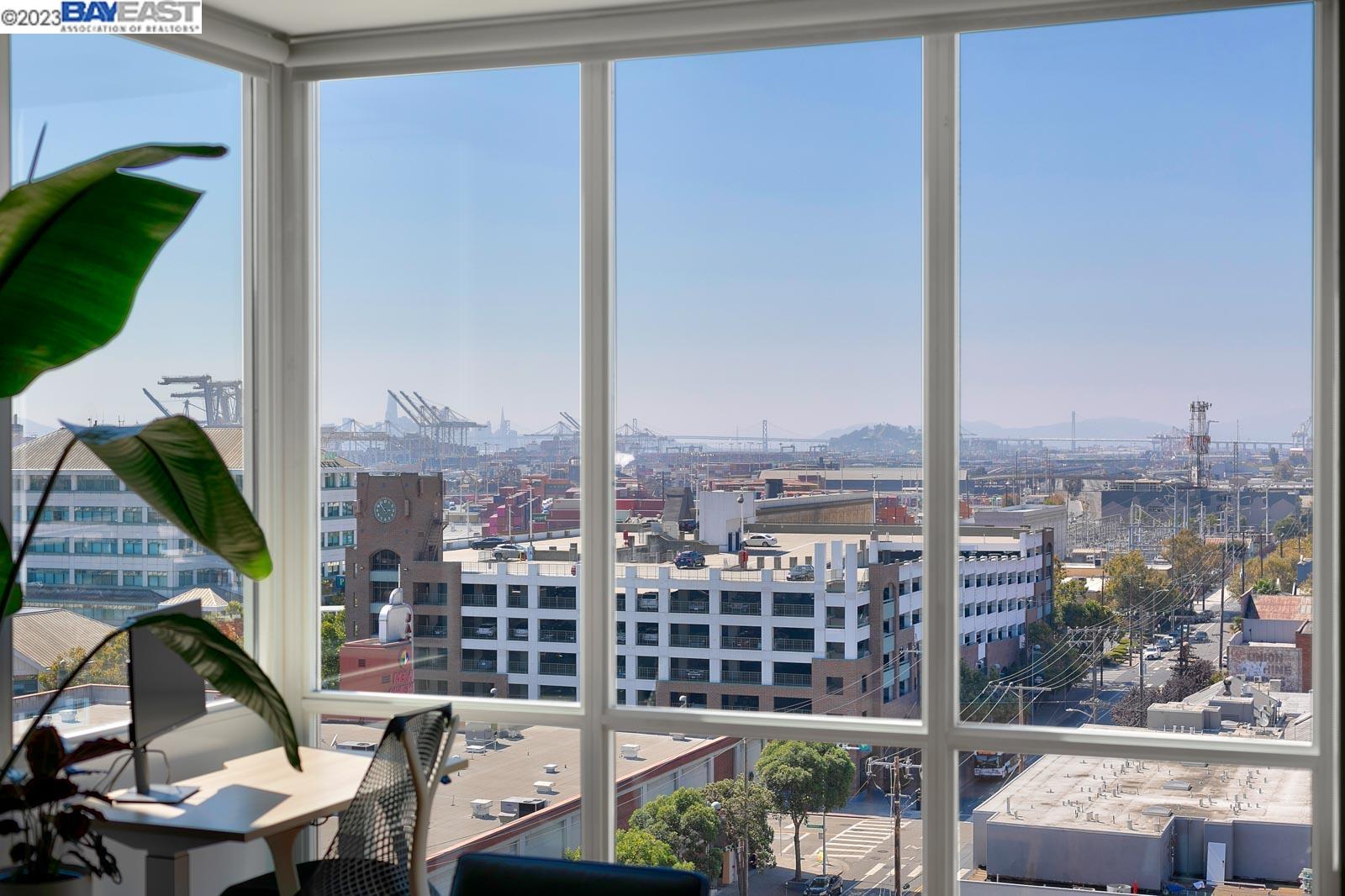 222 Broadway, Unit 1004 Oakland, CA 94607 - Photo 44 of 60 a view of a balcony with city view